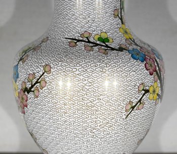 Cloisonne Enamel Vase - XXth