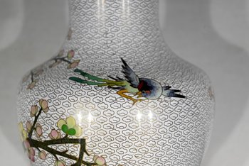 Cloisonne Enamel Vase - XXth