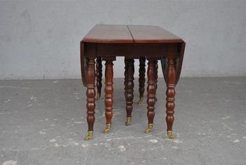 Table à 10 Pieds En Acajou d'époque XIXème