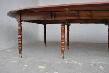 Table à 10 Pieds En Acajou d'époque XIXème