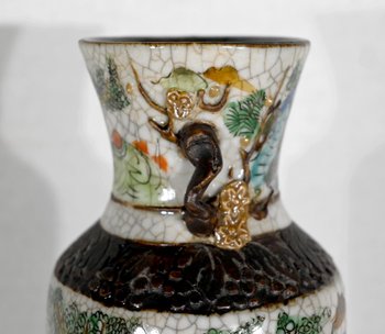 Nanjing Cracked Earthenware Vase, China - 19th Century