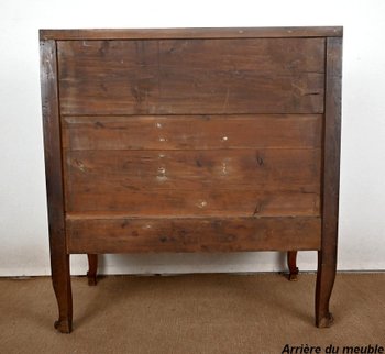 Commode Scriban en Noyer, époque Louis XV – Fin XVIIIe