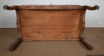Commode Scriban en Noyer, époque Louis XV – Fin XVIIIe