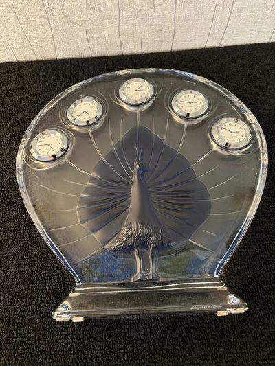 PENDULE 5 CADRANS LALIQUE