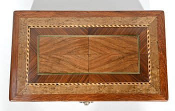 Box in marquetry of various woods - Early 20th century