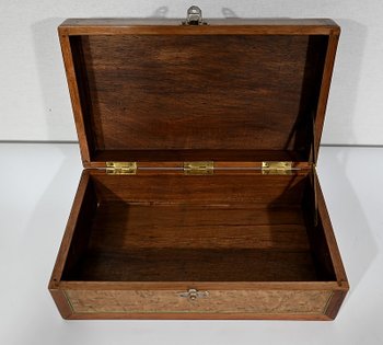 Box in marquetry of various woods - Early 20th century