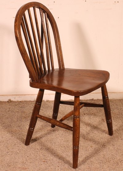 Set Of 5 19th-century Windsor Chairs