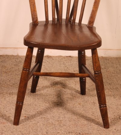 Set Of 5 19th-century Windsor Chairs