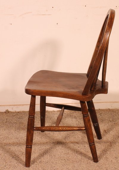 Set Of 5 19th-century Windsor Chairs