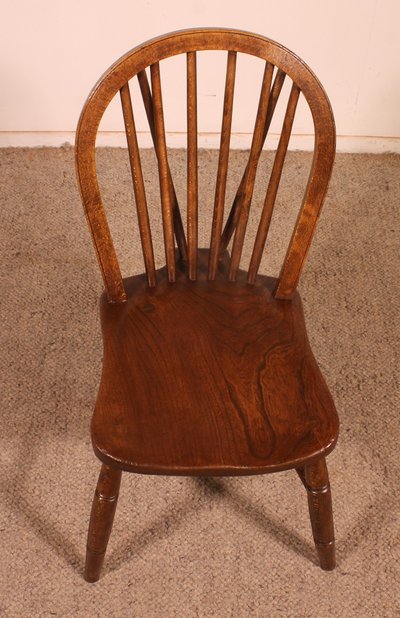 Set Of 5 19th-century Windsor Chairs