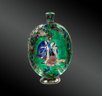 GOURDE ou FLACON à PARFUM - Lucknow, Inde - Première moitié du XXème siècle