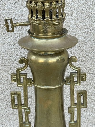 Chinesische Bronzelampe