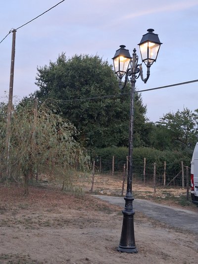 Lampioni urbani in ghisa
