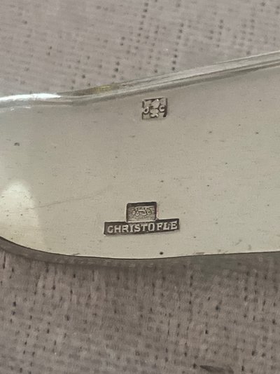 Ménagère à poisson Christofle modele Vendôme