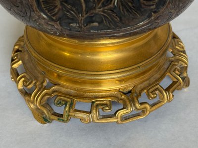 Base per lampada a olio