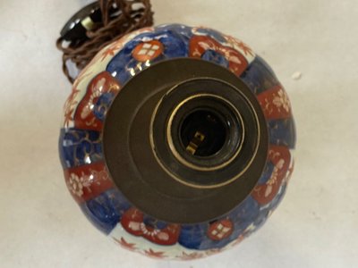 Imari Porzellanlampe