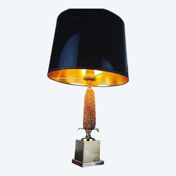 Corn cob lamp in the style of Maison Charles