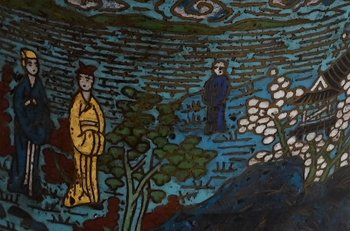 Paire de Vases en Émaux Cloisonnés, Japon – 2ème Partie XIXe