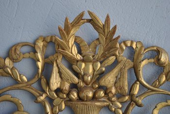 Spiegel Aus Goldenem Holz Louis XVI XIXth