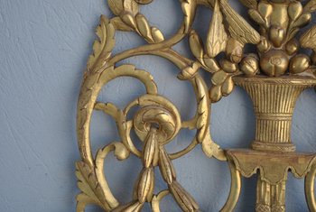 Spiegel Aus Goldenem Holz Louis XVI XIXth
