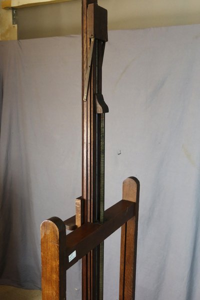 Cavalletto in quercia del XIX secolo