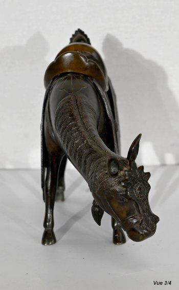 Cheval en Bronze, Style Asiatique – Début XXe