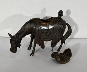 Cheval en Bronze, Style Asiatique – Début XXe