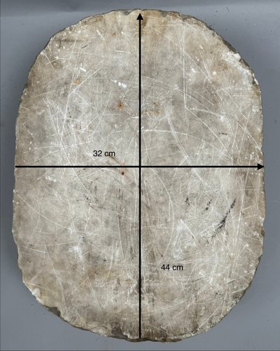 Profil en bas-relief de marbre blanc.