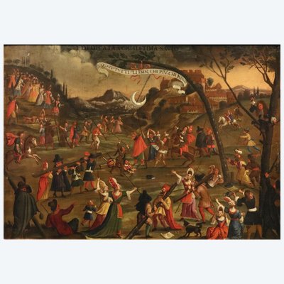 Allegoria della follia umana, Alexander van Bredael (Anversa 1663 – 1720)