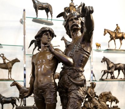 Sculpture - Pro Patria , Emile - Louis Laporte (1858-1907)