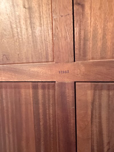 Art Deco period wardrobe in Macassar ebony attributed to René Drouet