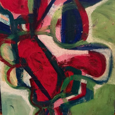 Oil on panel, modern composition by François de Chabot, 1960-70