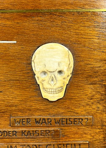 ANONYMOUS (monogrammed AZ on the back lower right) - Ob Arm Ob Reich im Tod gleich - 1945-1946