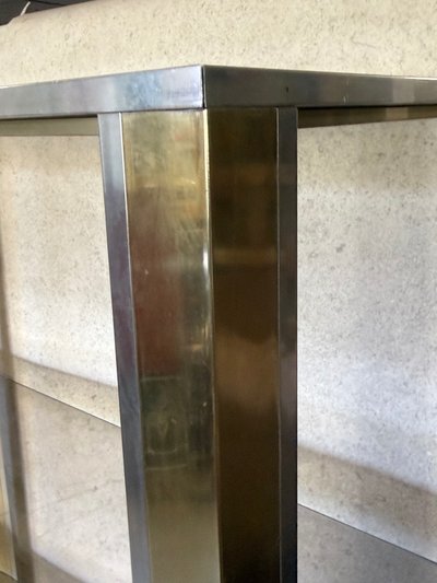 Coppia di mensole in metallo