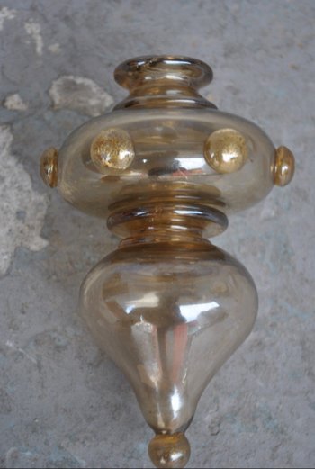 Italian Blown Glass Lantern After Murano