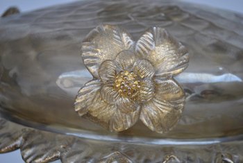 Italian Blown Glass Lantern After Murano