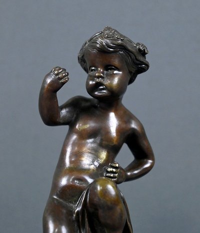 Coppia di putti in bronzo - Parte 2, XIX secolo