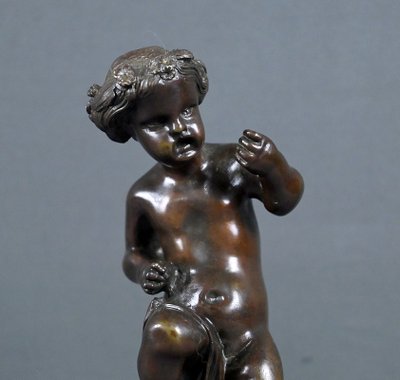 Coppia di putti in bronzo - Parte 2, XIX secolo