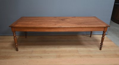 Tavolo rustico in legno di ciliegio, stile Luigi Filippo - Metà del XIX secolo