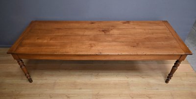 Tavolo rustico in legno di ciliegio, stile Luigi Filippo - Metà del XIX secolo