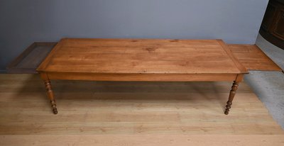 Tavolo rustico in legno di ciliegio, stile Luigi Filippo - Metà del XIX secolo