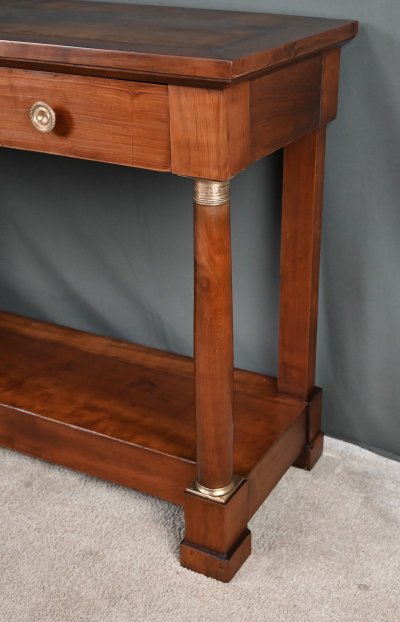 Console en Merisier, style Empire - Milieu XIXe