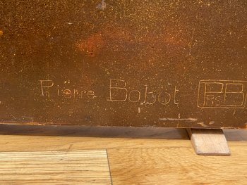 Pierre BOBOT (1902-1974), paravent en laque