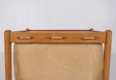 Side table/newspaper rack, teak, Denmark, 1960s.