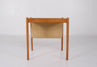 Side table/newspaper rack, teak, Denmark, 1960s.