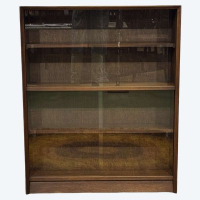 Vitrine anglaise des années 1970 en acajou 