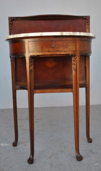 Paar Nachttische aus Mahagoni 1900 Jugendstil
