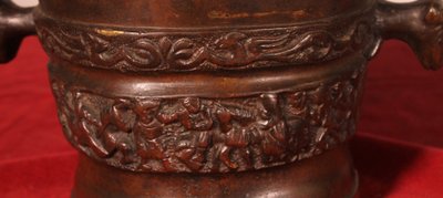 Bronze Mortar - Flanders - 16th Century, Dated 1574
