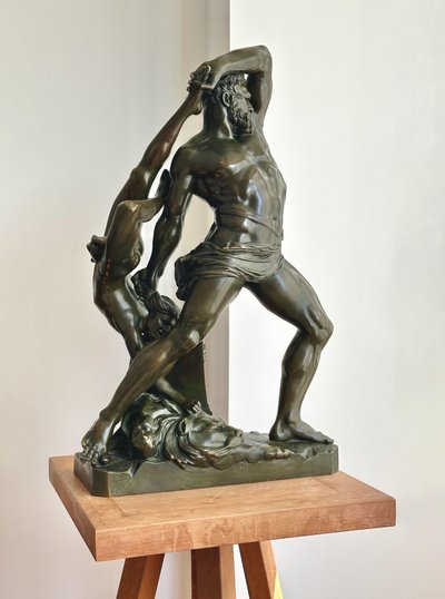 Ercole e Lichas - da Antonio Canova - Bronzo, XIX secolo
