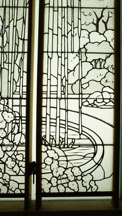 Vitrail - Vitraux - Paravent Art Déco